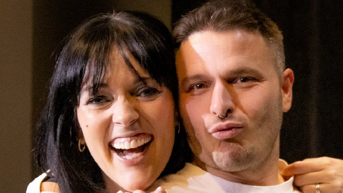 David VIP y Elena Somovilla en Sala Negra Café Teatro